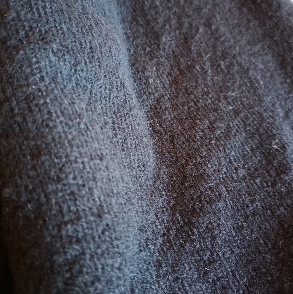 Halogen Puff Sleeve Square Neck Wool Blend Black Sweater 3X - Picture 6 of 7